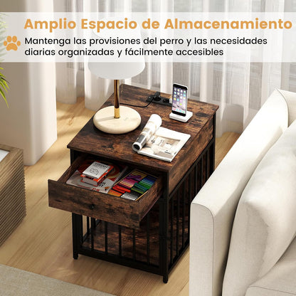 The SideTable Den: Guarida de Lujo con Estación de Carga Inalámbrica