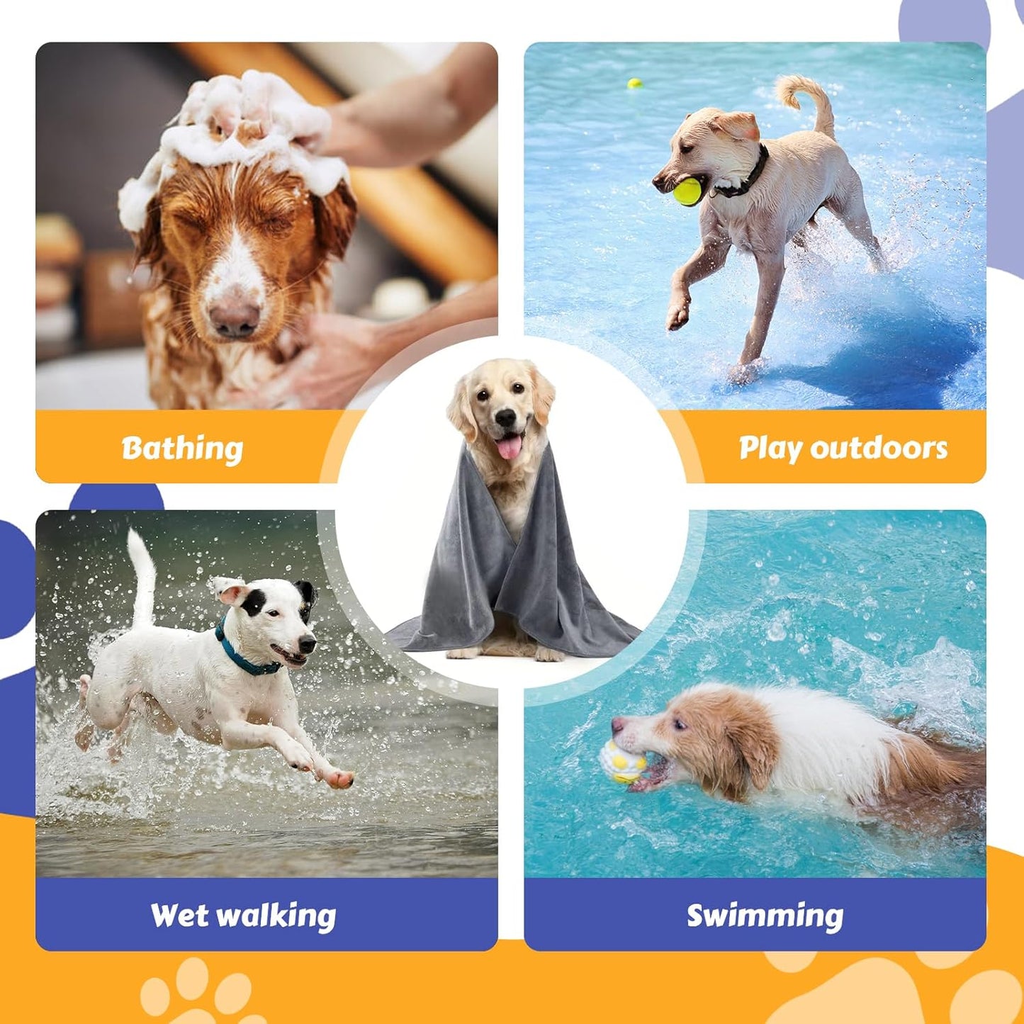 The QuickDry™ Wrap: Toalla de Microfibra (Pack 2)